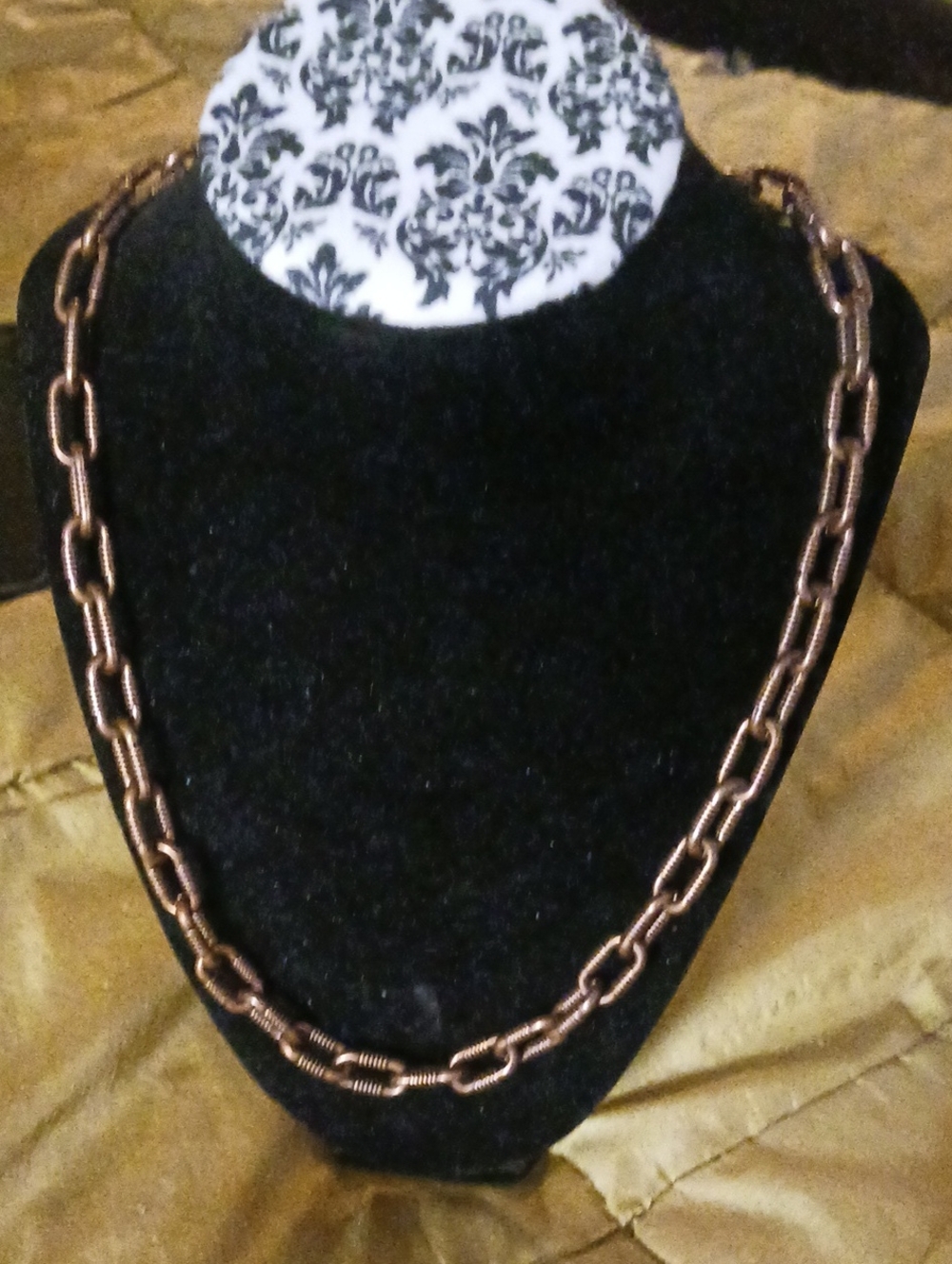 Copper Link Chain Necklace